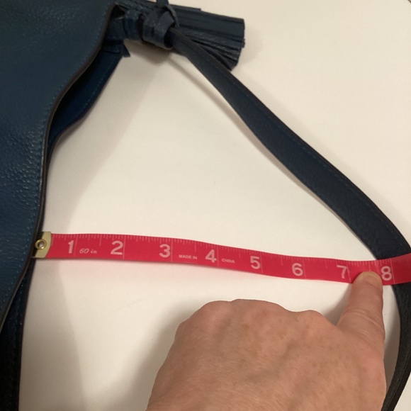 EUC Tory Burch Blue Hobo Bag - Picture 16 of 16